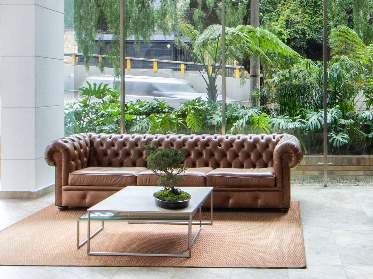 A calm, well-appointed business reception — the settled, established feel Established Finance's clients recognise